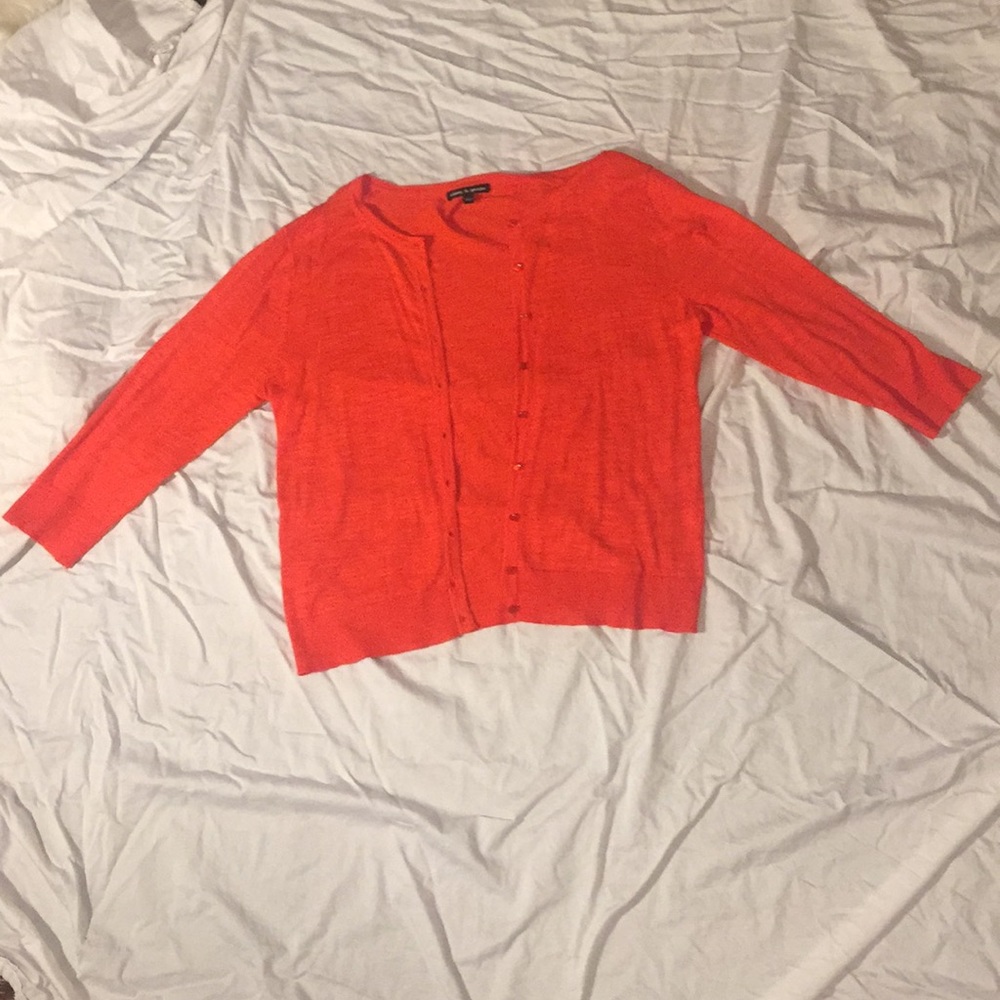 Orange Cardigan